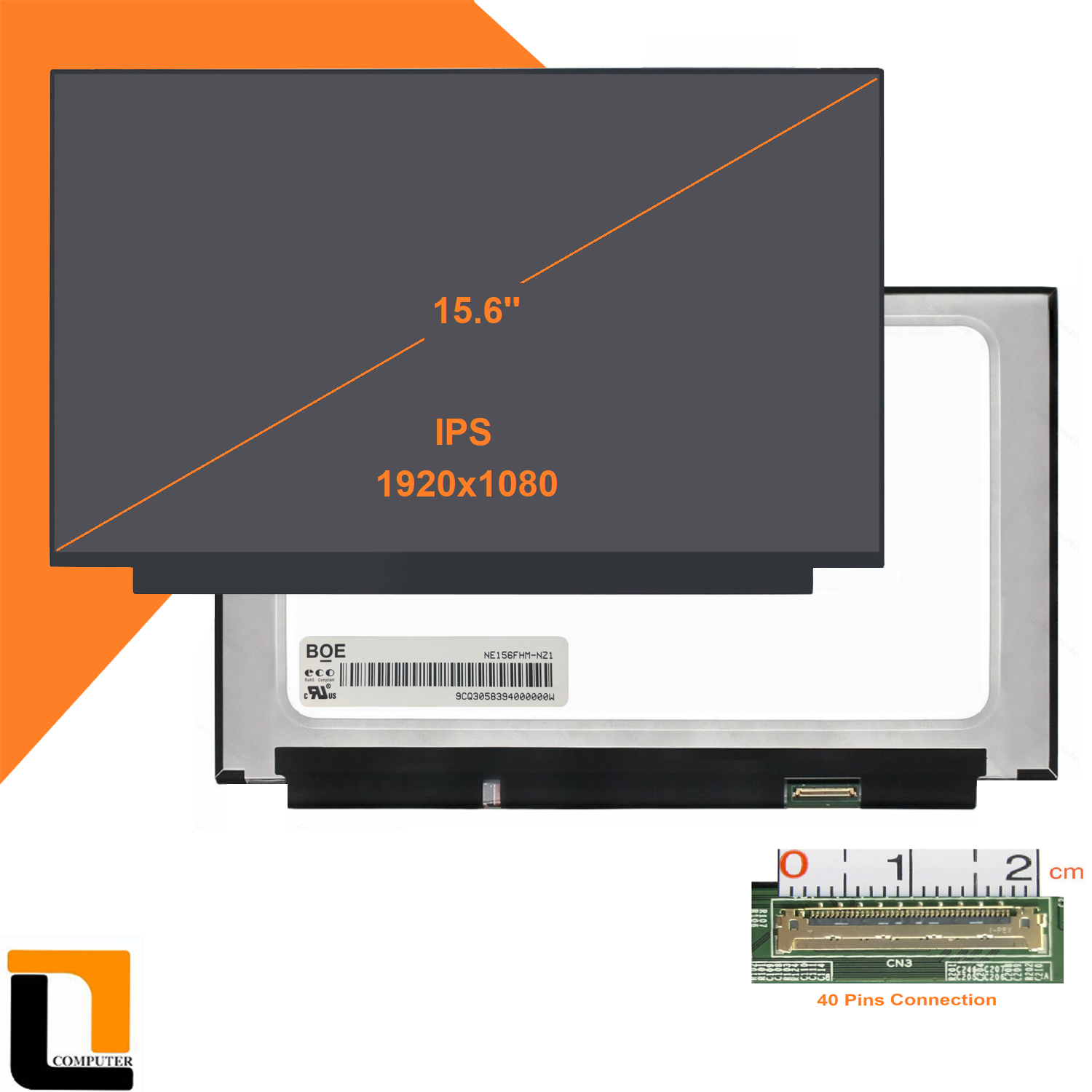 LCD 15.6 slim 30 chân cho các dòng laptop
